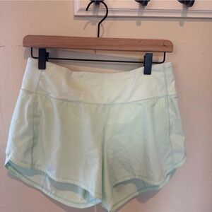 Lululemon Athletica Mint Green Athletic Shorts